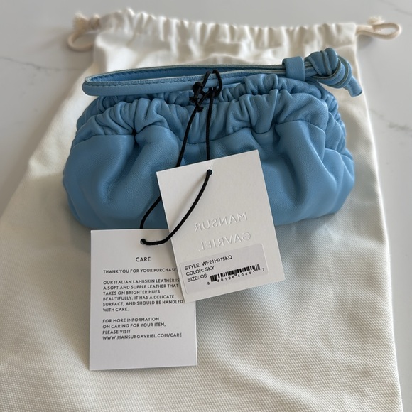 MANSUR GAVRIEL Sky Mini Cloud Wristlet - Picture 7 of 11